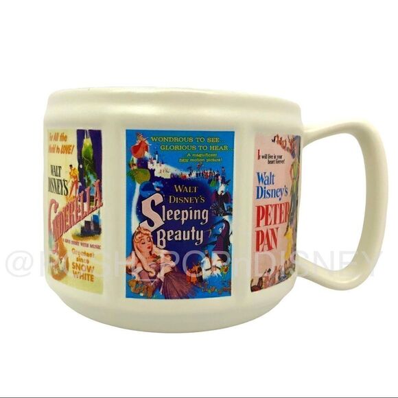 DISNEY Classics style Movie Poster Mug Dumbo, Peter Pan, Cinderella & more - Picture 3 of 11